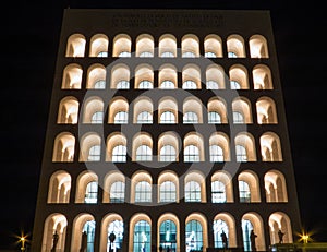 Palazzo della CiviltÃÂ  Italiana, Rome photo